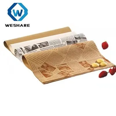 Pergamentpapier Ausgekleidetes Backblech zum Backen